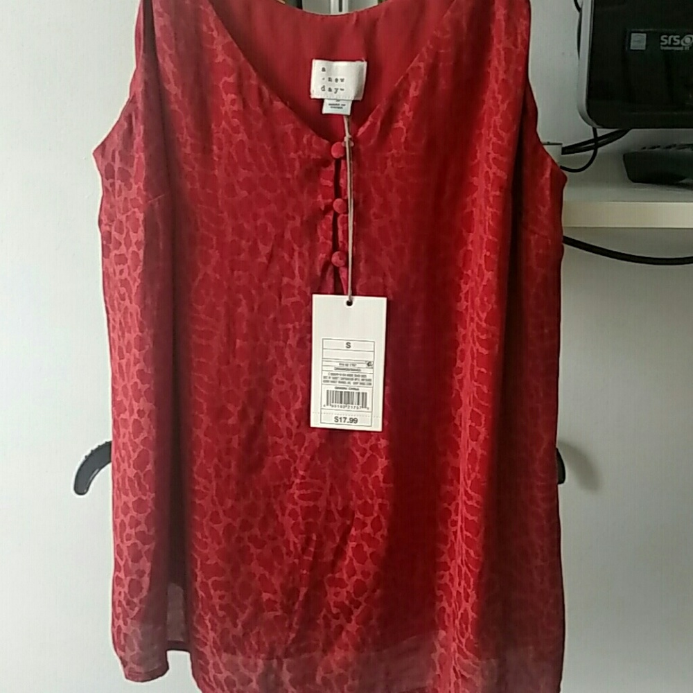 A new day leopard print tank